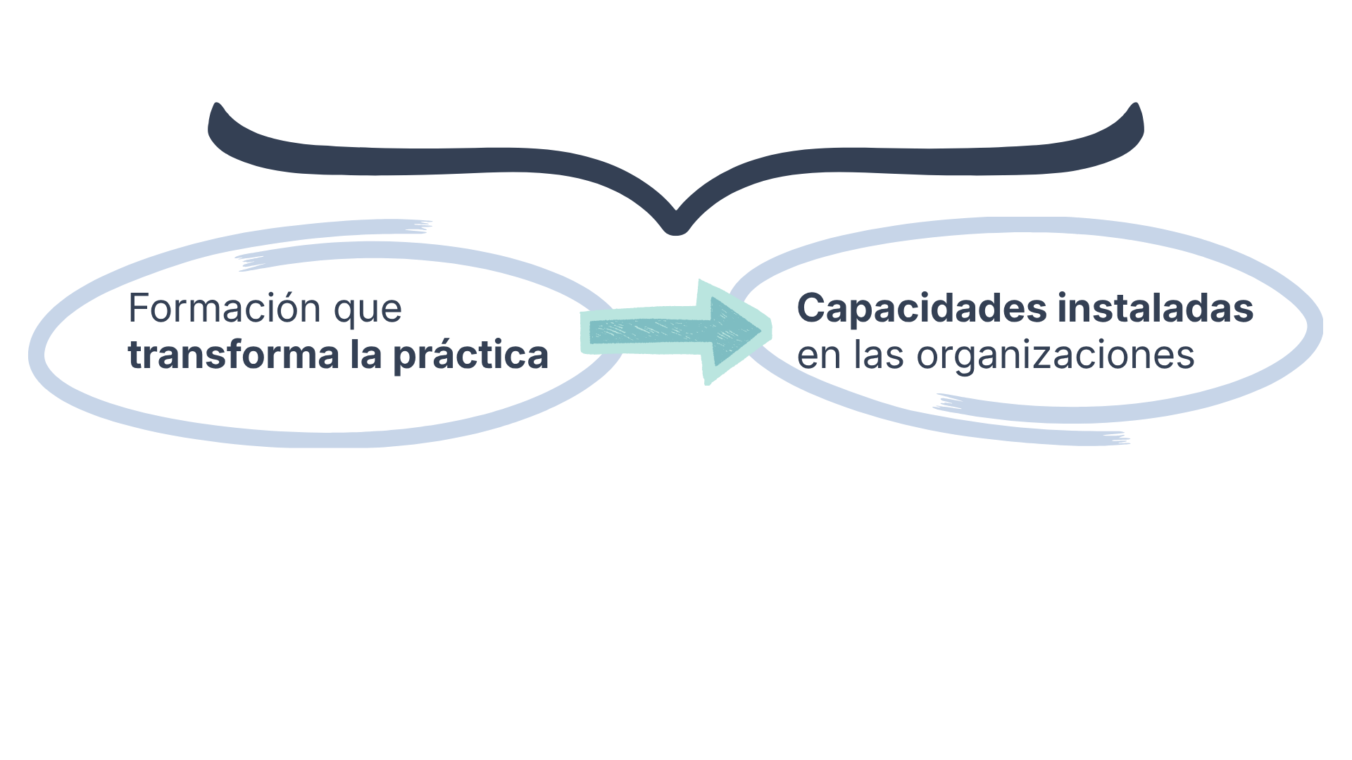 Formación que transforma la práctica en capacidades instaladas en las organizaciones
